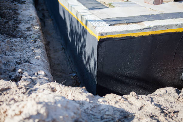 Residential Wet Basement Repair installation at a Alma, MI home by SJ Waterproofing Pros